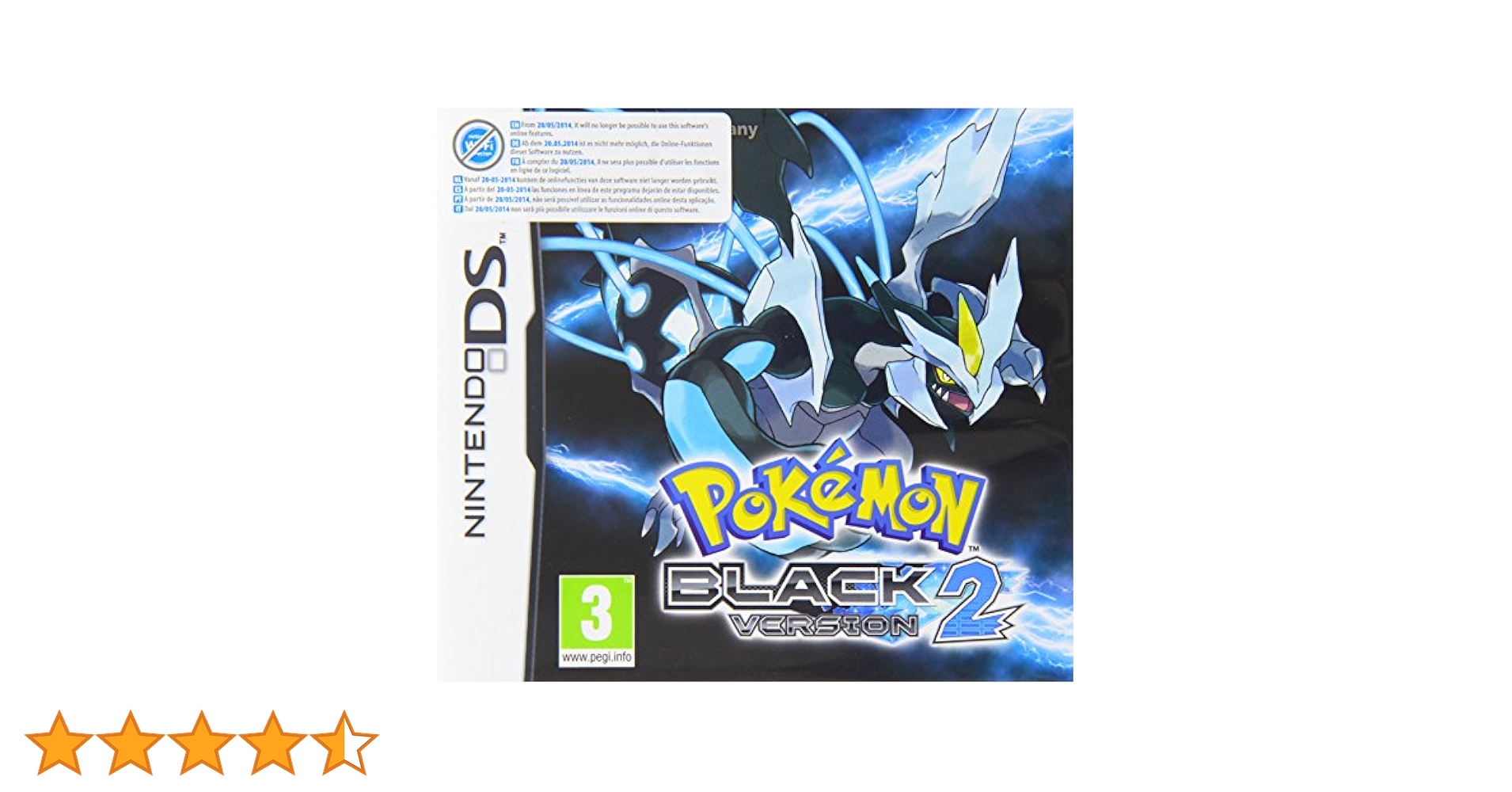 Pokemon Black Version 2 Game DS : Amazon.pl: Gry wideo